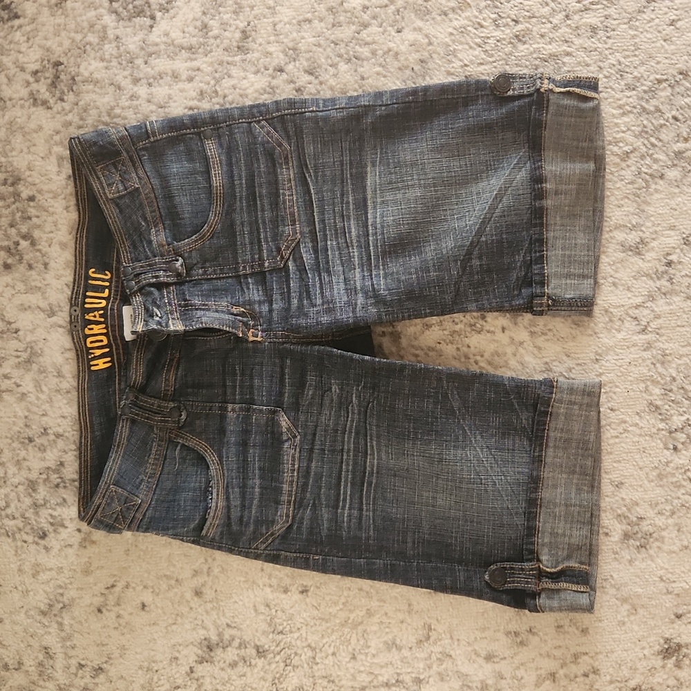 Denim Bermuda shorts